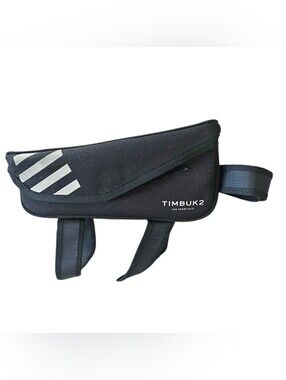 Timbuk2 Goody Box Black Top-Tube Frame Bag with Reflective Accents